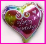 【札幌市内送料無料】メッセージバルーンアレンジ「HappyBirthday」Eシルバーポット